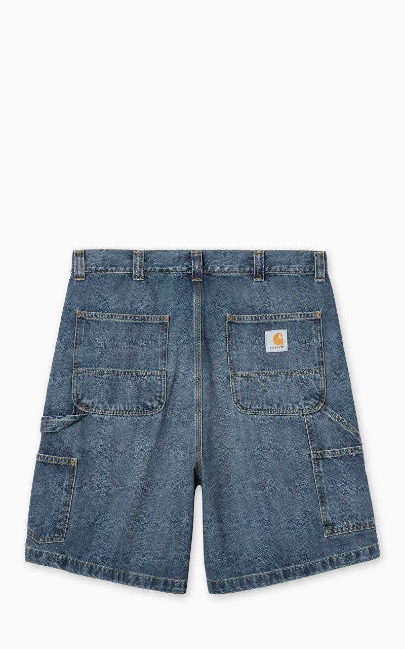Carhartt WIP OG Single Knee Short Camano Denim Dark Used Wash Blue