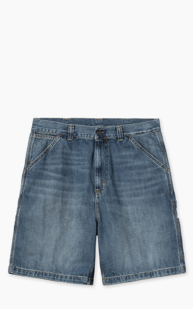 Carhartt WIP OG Single Knee Short Camano Denim Dark Used Wash Blue