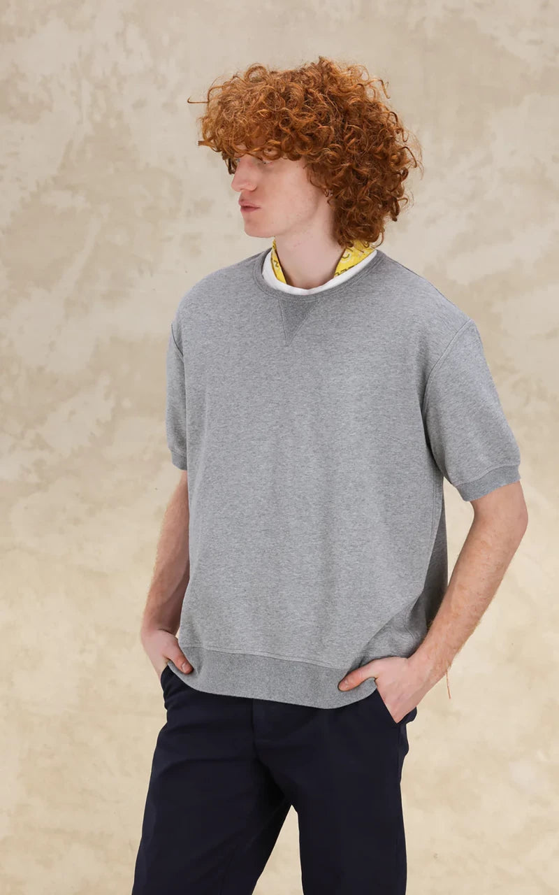 Fortela Ohio S/S Crewneck Sweatshirt Grey