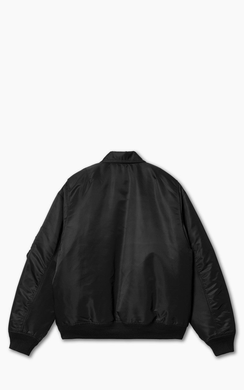 Carhartt WIP Olten Bomber Jacket Nylon Black/Smoke Green