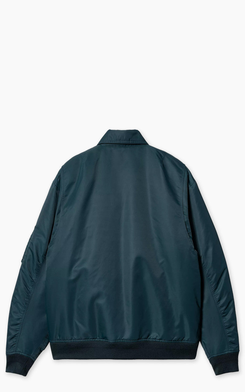 Carhartt WIP Olten Bomber Jacket Nylon Duck Blue/Turmeric