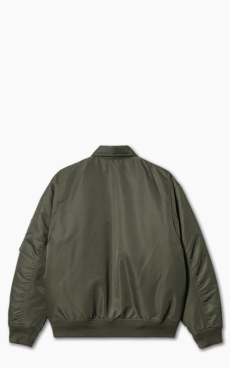 Carhartt WIP Olten Bomber Jacket Nylon Plant/Smoke Green