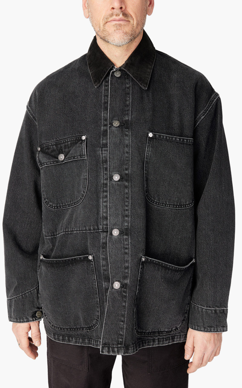 OrSlow Loose Fit Coverall Stonewashed Black