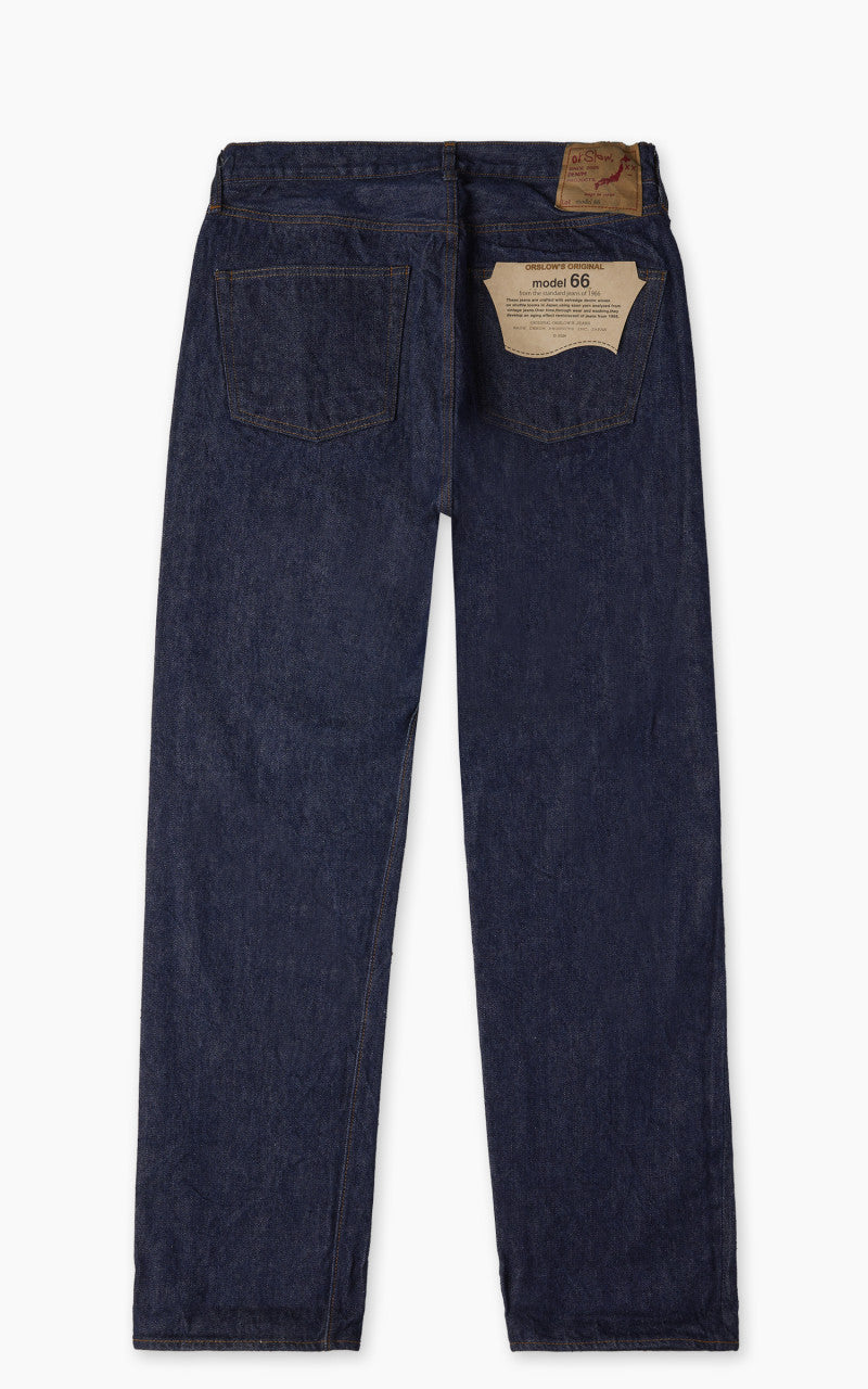 Orslow オアスロウ 1966s STANDARD DENIM 66モデル OrSlow Model 66 Standard Fit Jeans One Wash Indigo