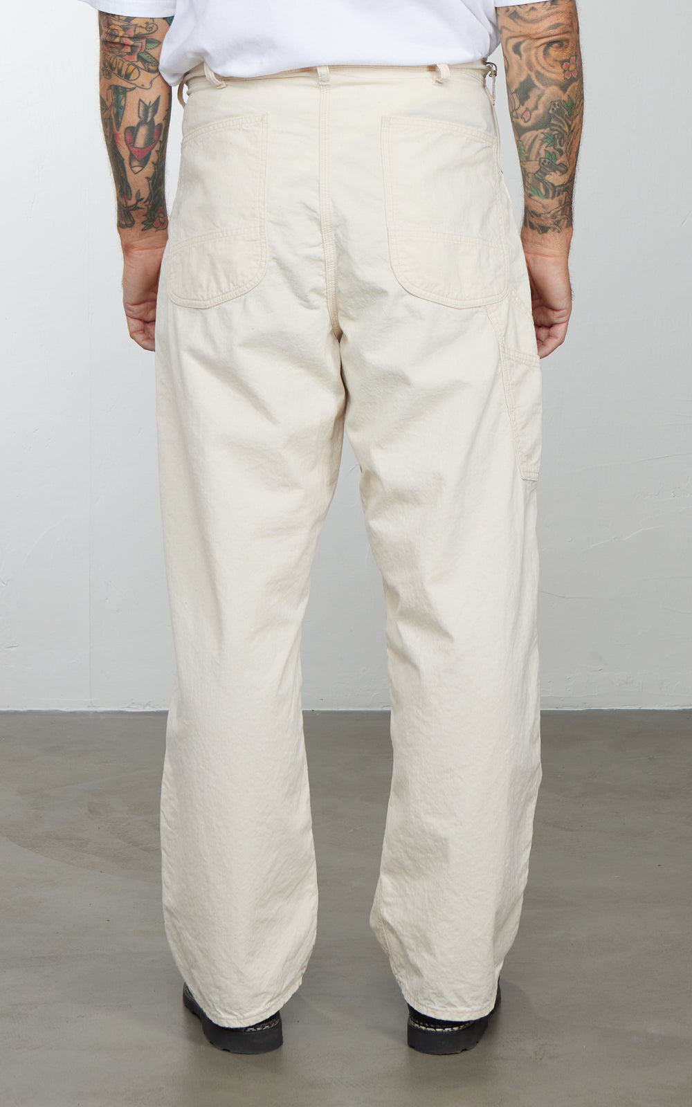 OrSlow Wide Fit 30's Painter Pants Ecru