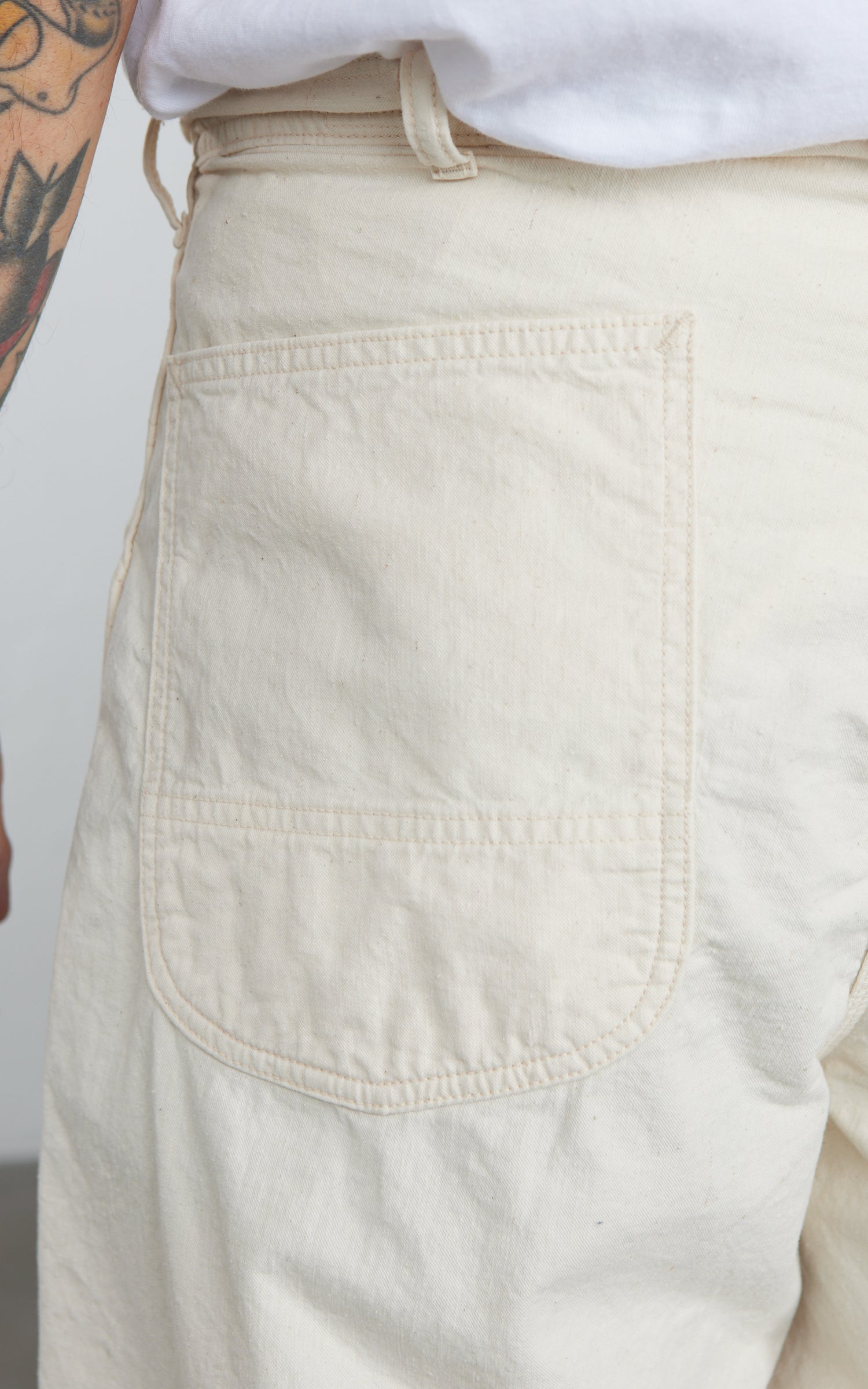 OrSlow Wide Fit 30's Painter Pants Ecru