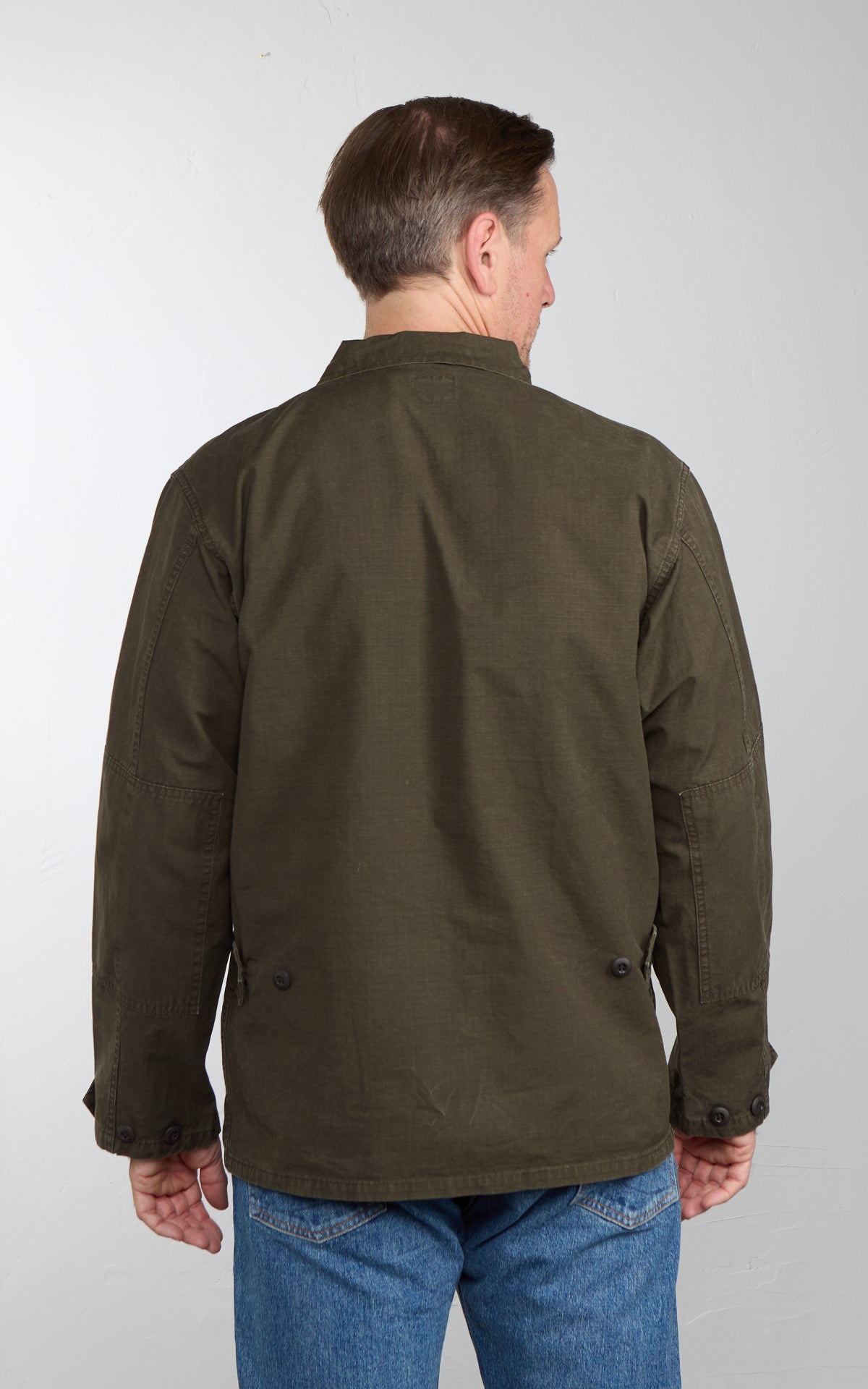 OrSlow BDU Jacket Washed Brown Coffee Brown