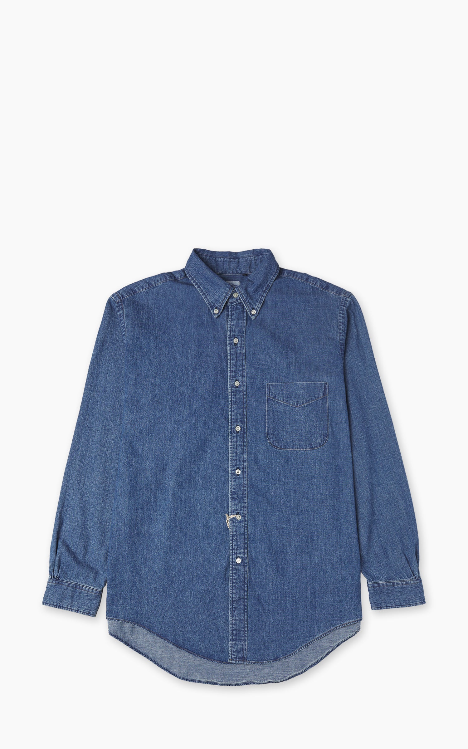Orslow Standard Button Down Shirt Denim Used