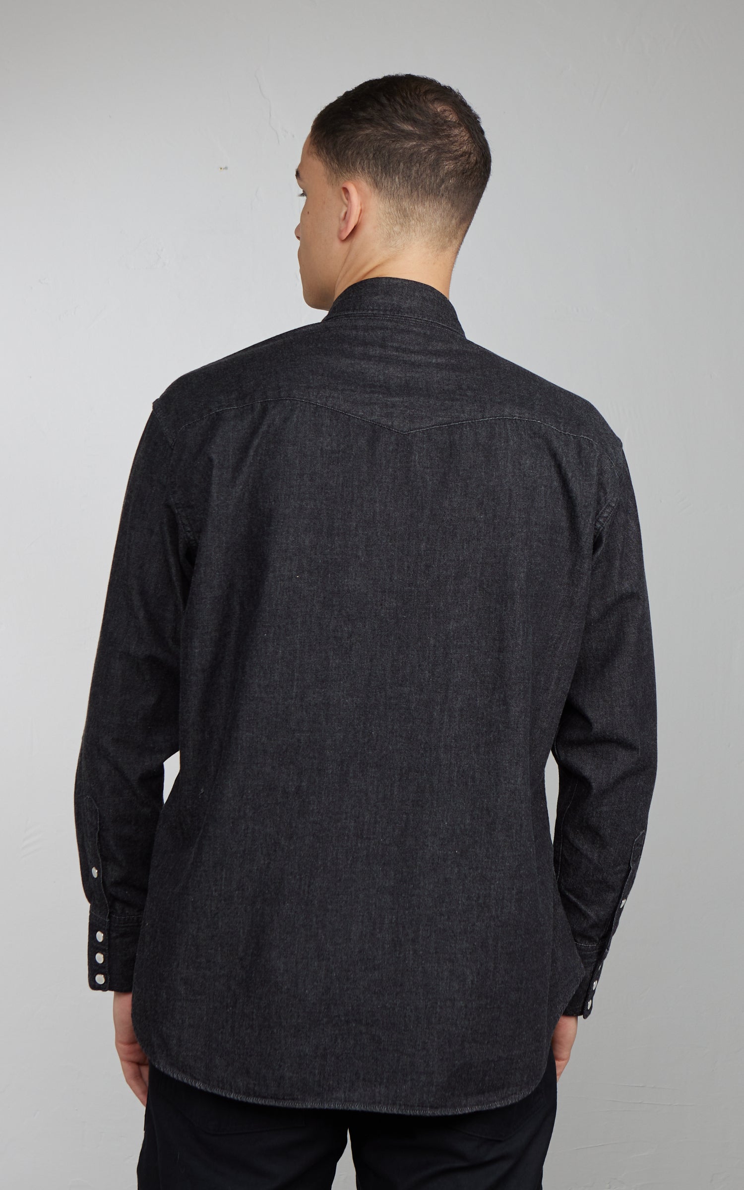 OrSlow Denim Western Shirt Black