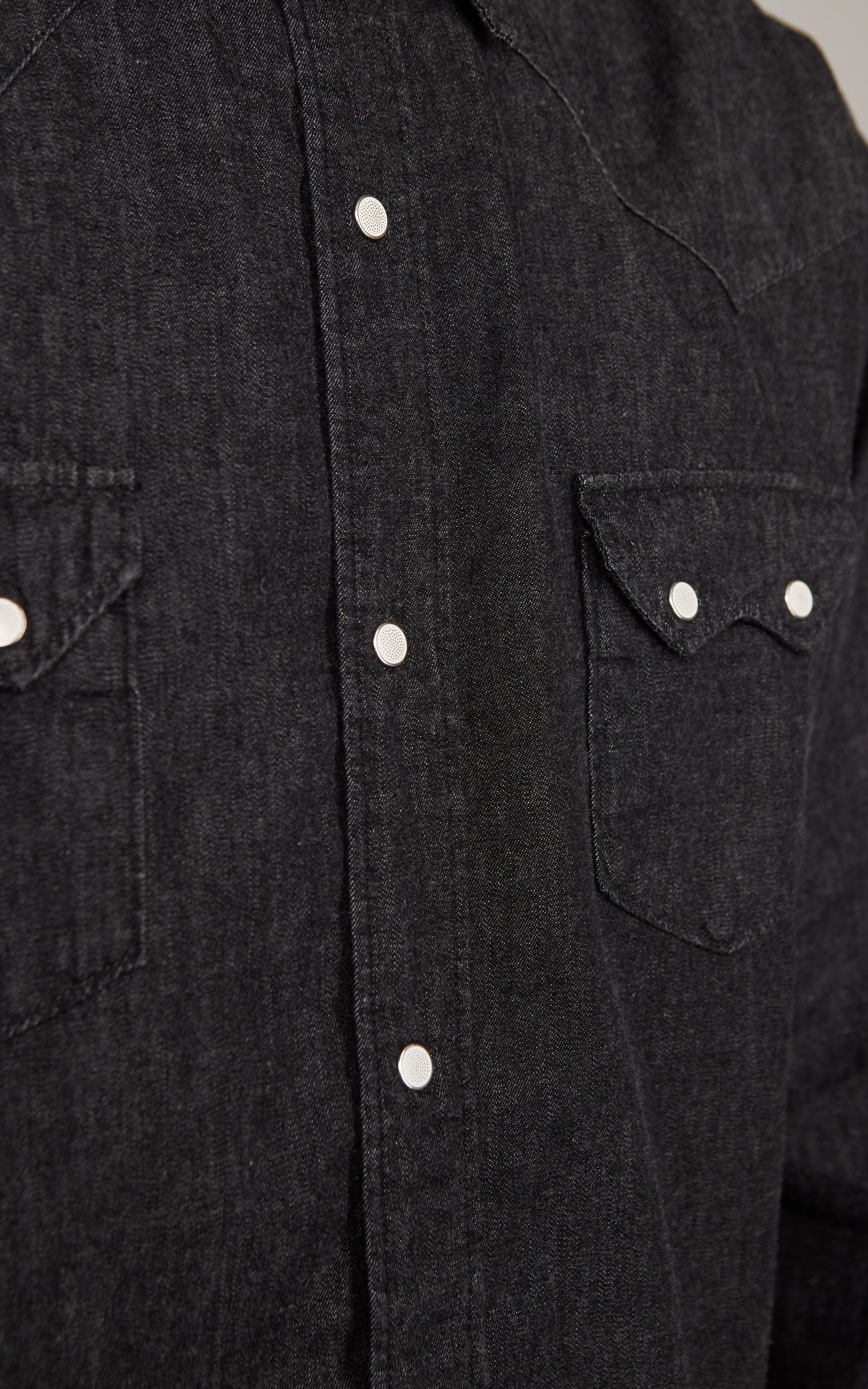 OrSlow Denim Western Shirt Black
