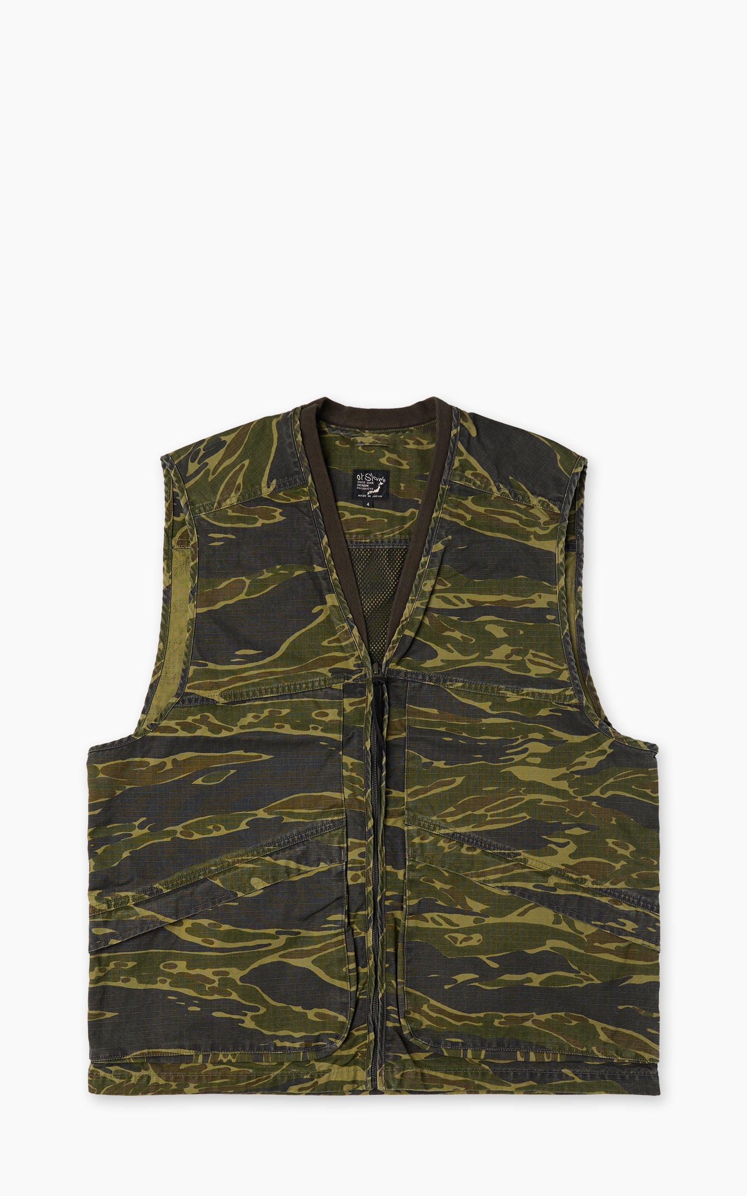OrSlow Utility Vest Tiger Camo