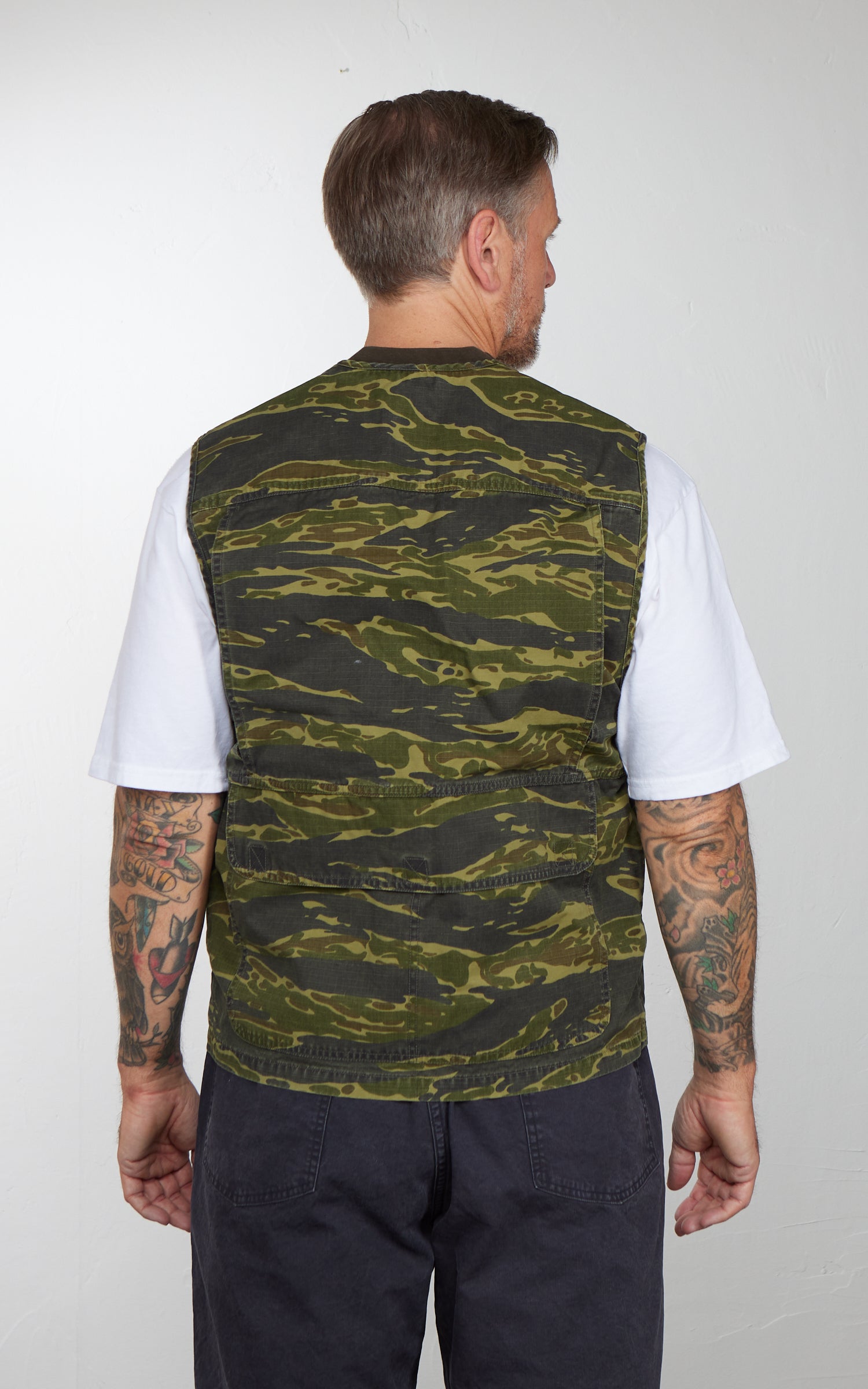 OrSlow Utility Vest Tiger Camo
