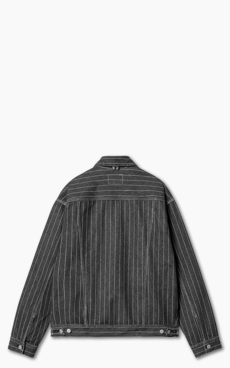 Carhartt WIP Orlean Jacket Orlean Stripe Black/White Stone Washed