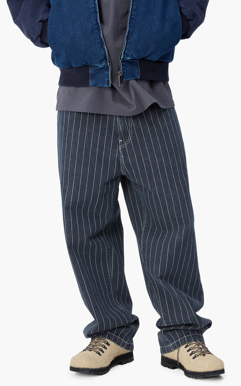 Carhartt WIP Orlean Pant Orlean Stripe Blue/White Stone Washed