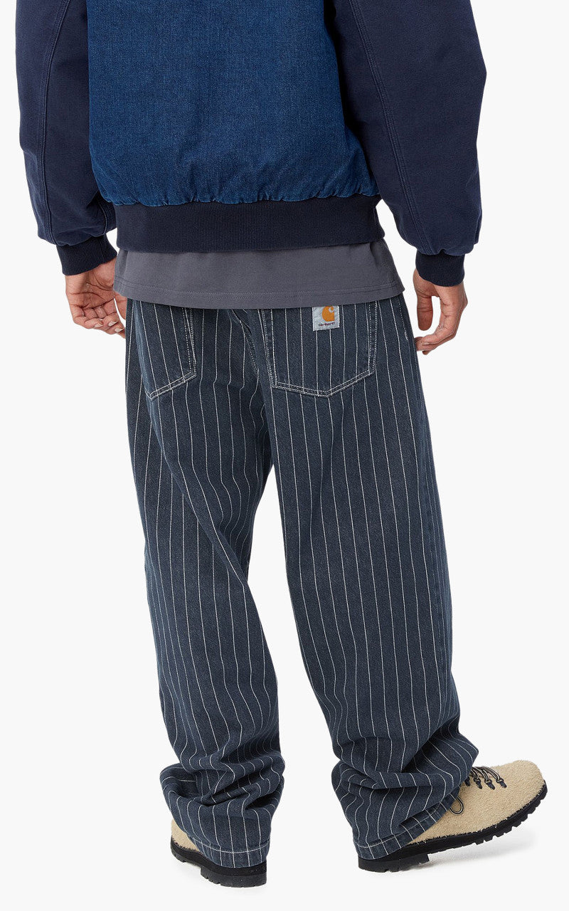 Carhartt WIP Orlean Pant Orlean Stripe Blue/White Stone Washed