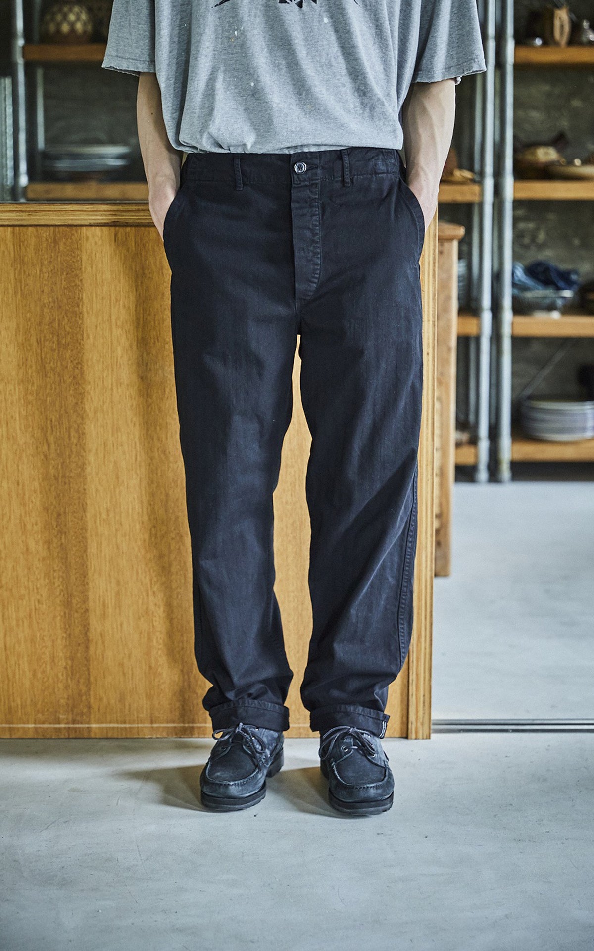 OrSlow French Work Pants Black
