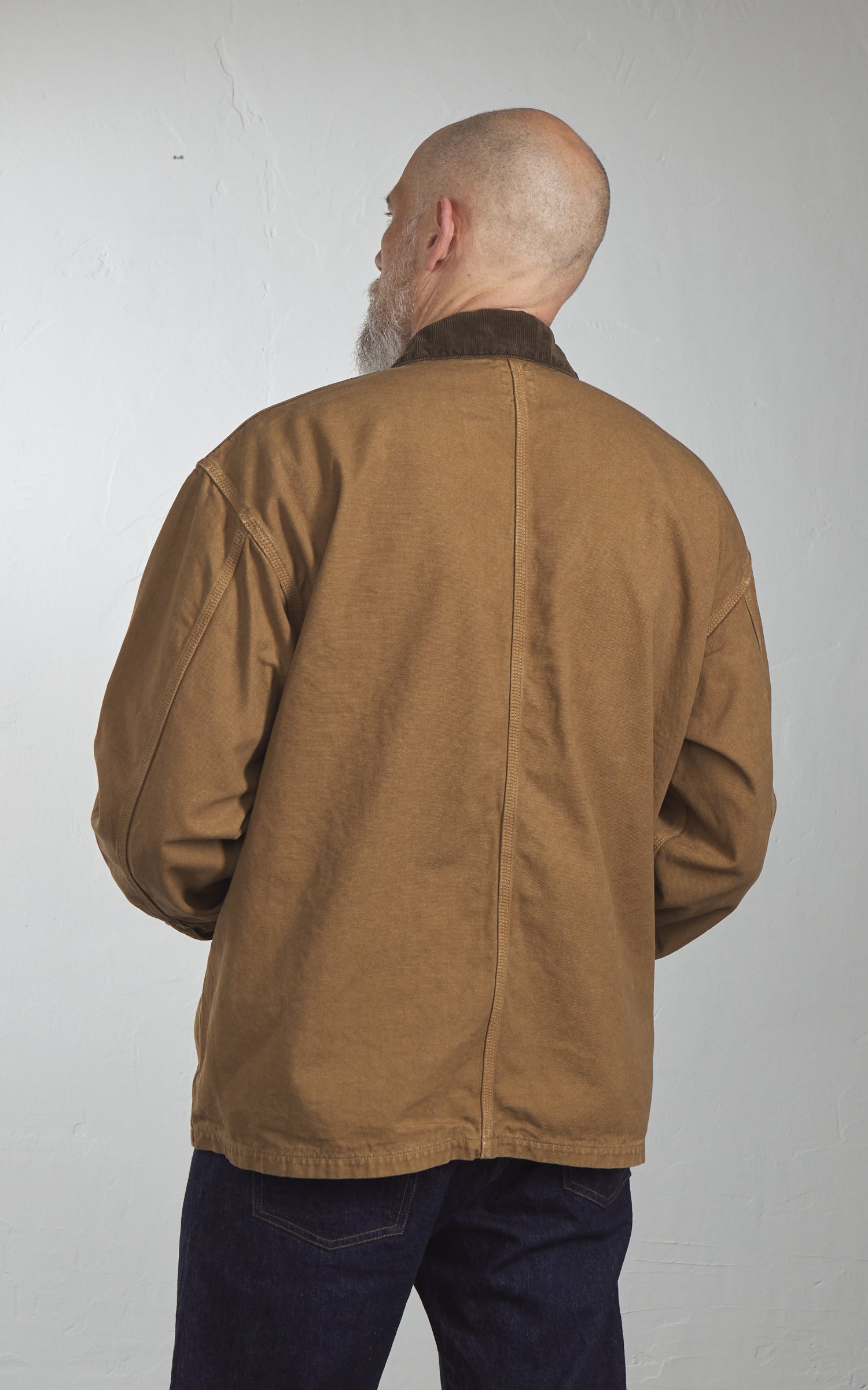 OrSlow Relax Fit Coverall Harris Tweed Khaki