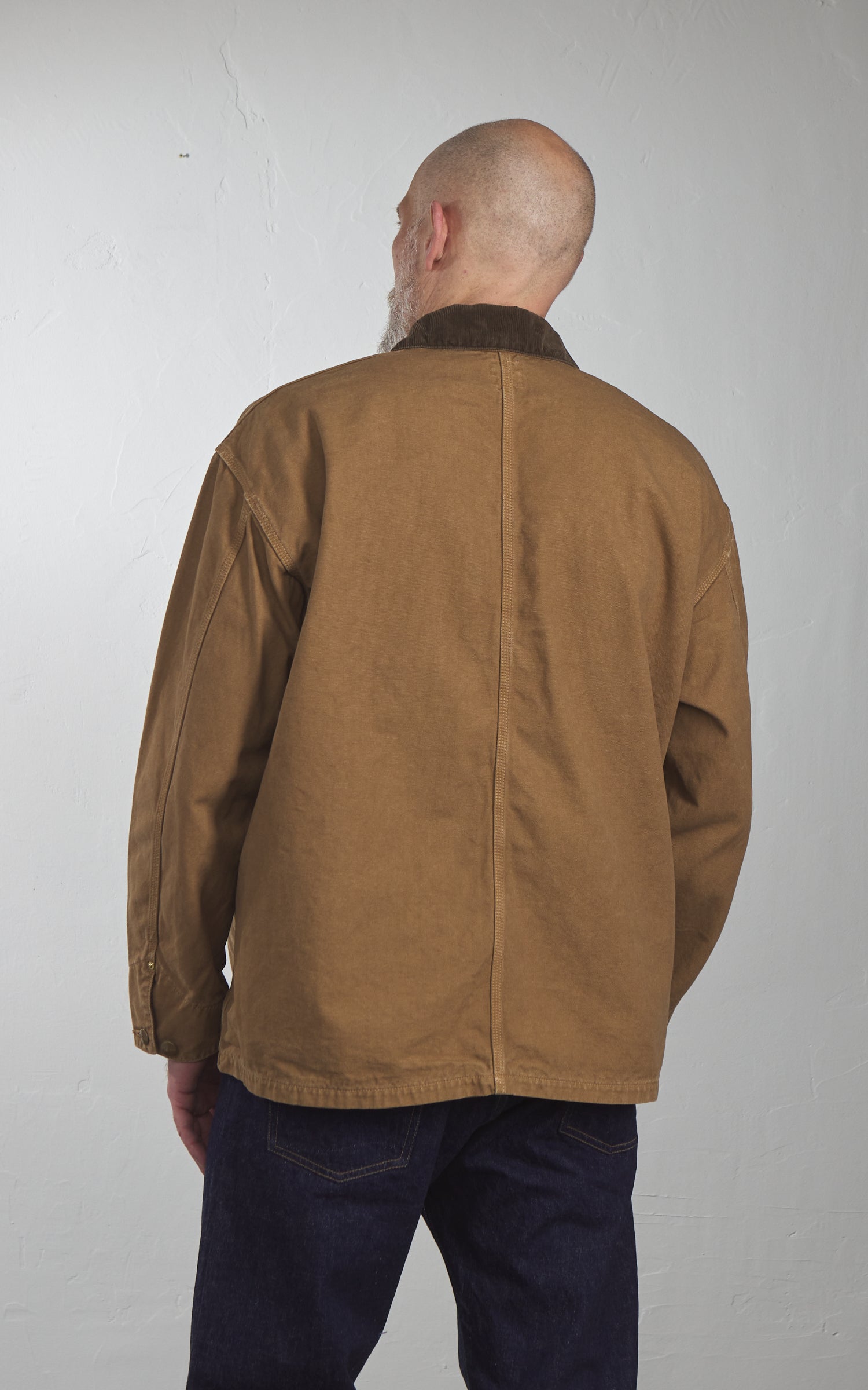 OrSlow Relax Fit Coverall Harris Tweed Khaki