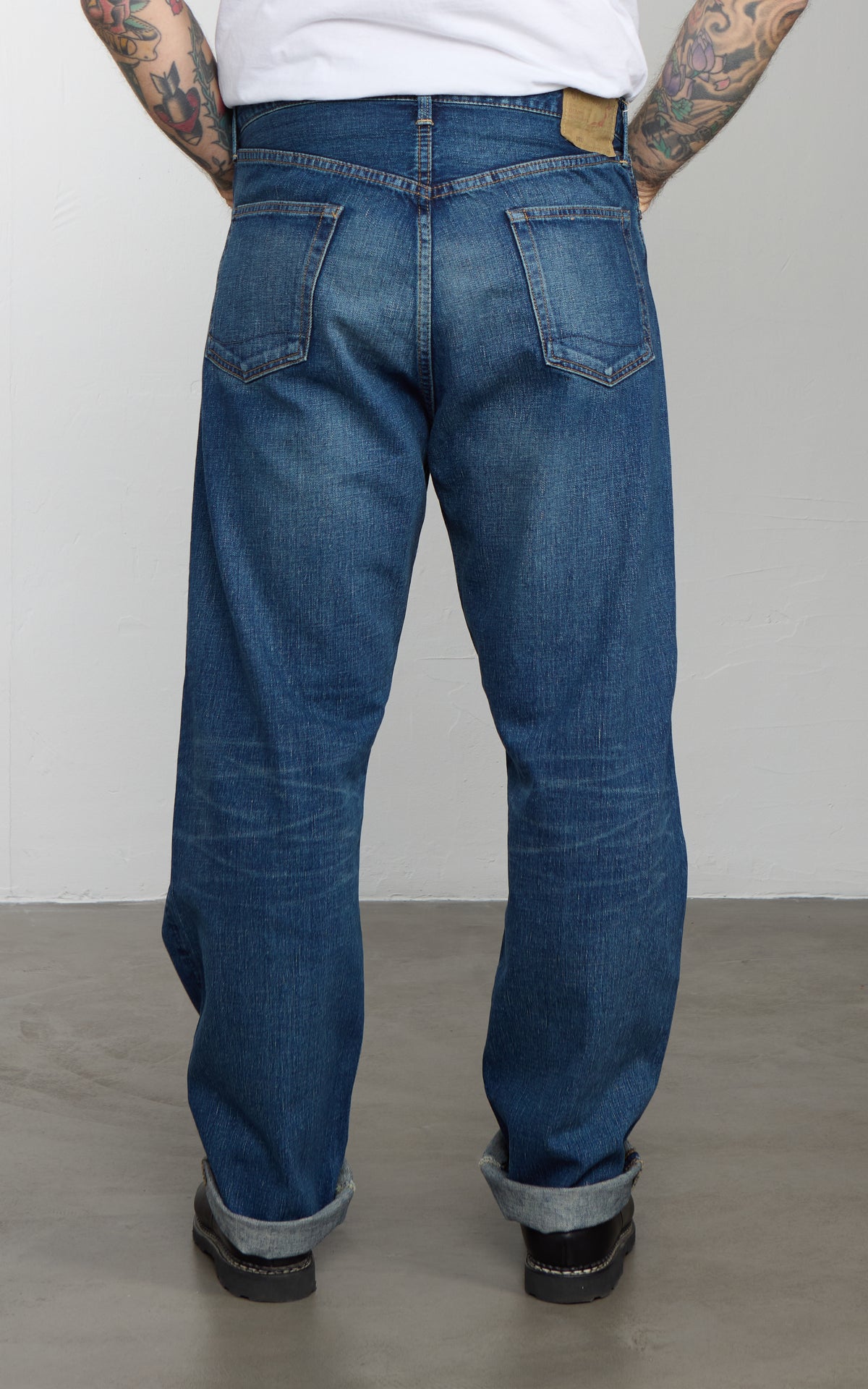 OrSlow 101 Dads Fit Denim Pants Vintage Washed Indigo
