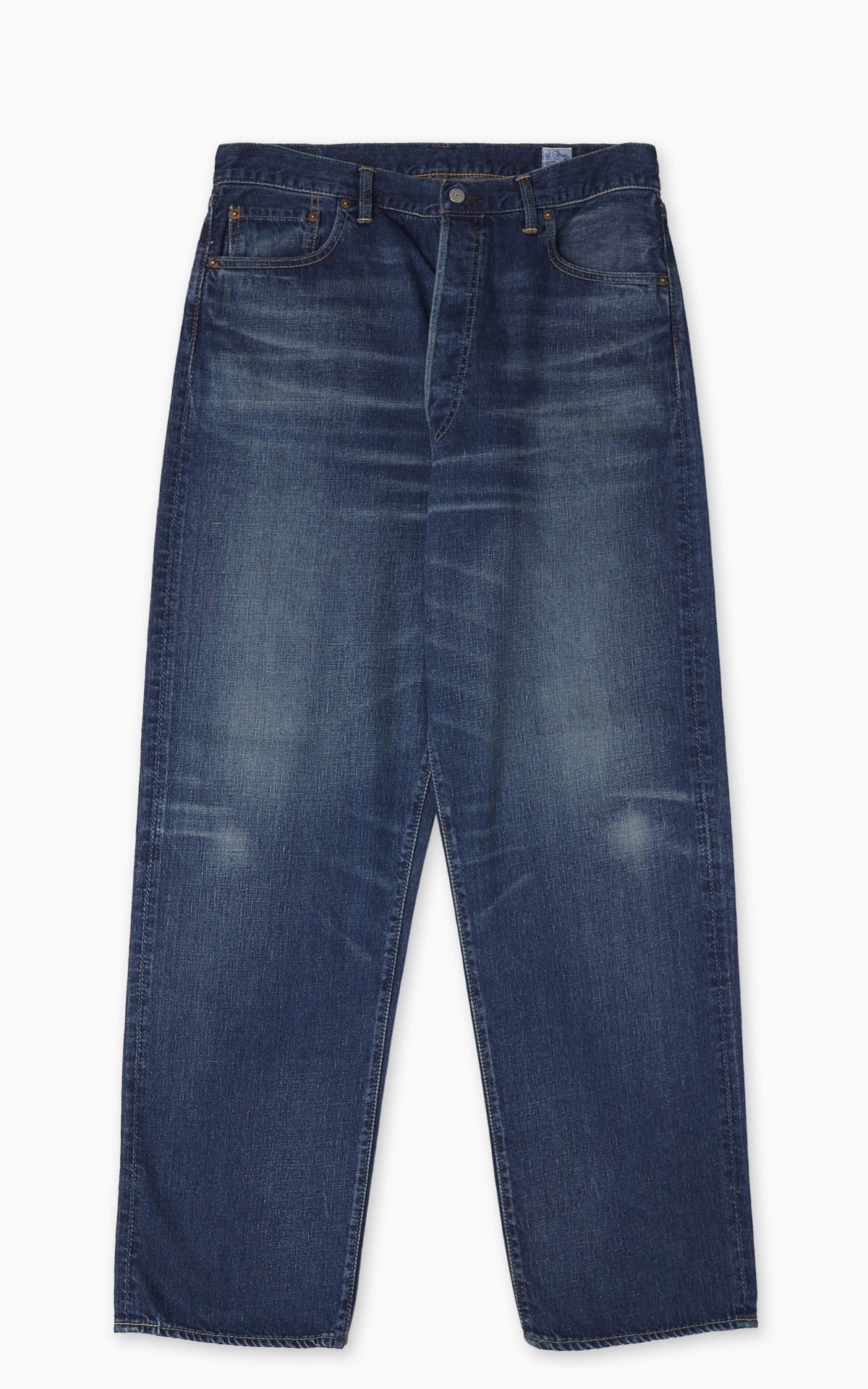 OrSlow 101 Dads Fit Denim Pants Vintage Washed Indigo
