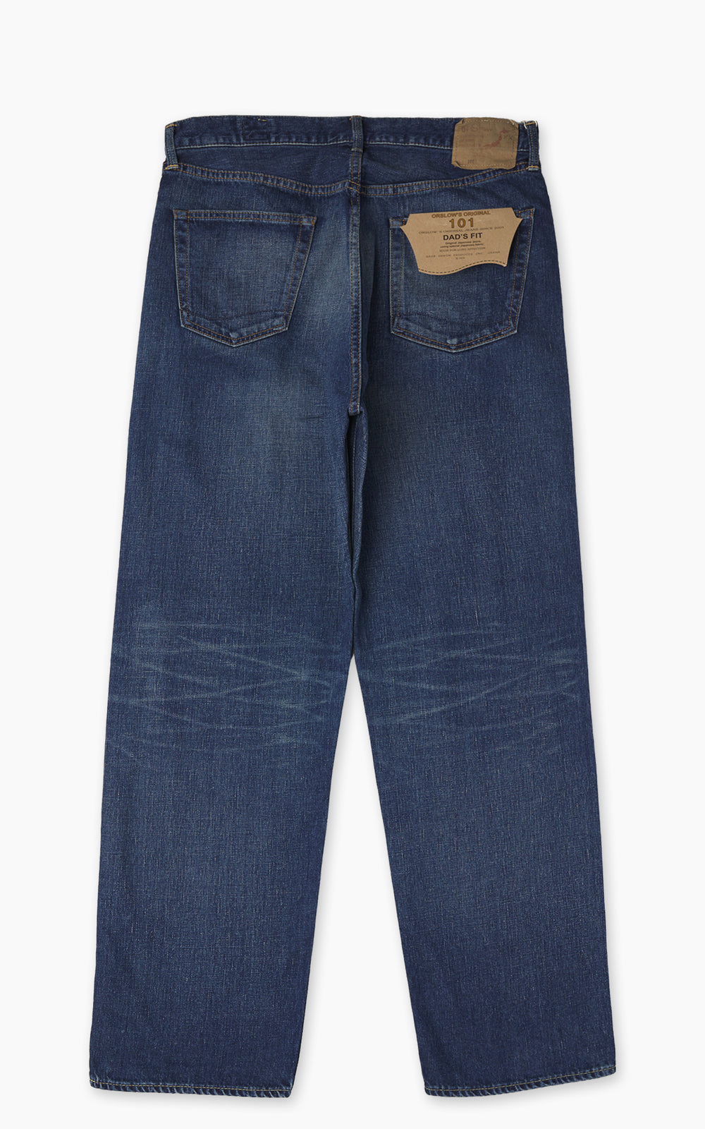 OrSlow 101 Dads Fit Denim Pants Vintage Washed Indigo