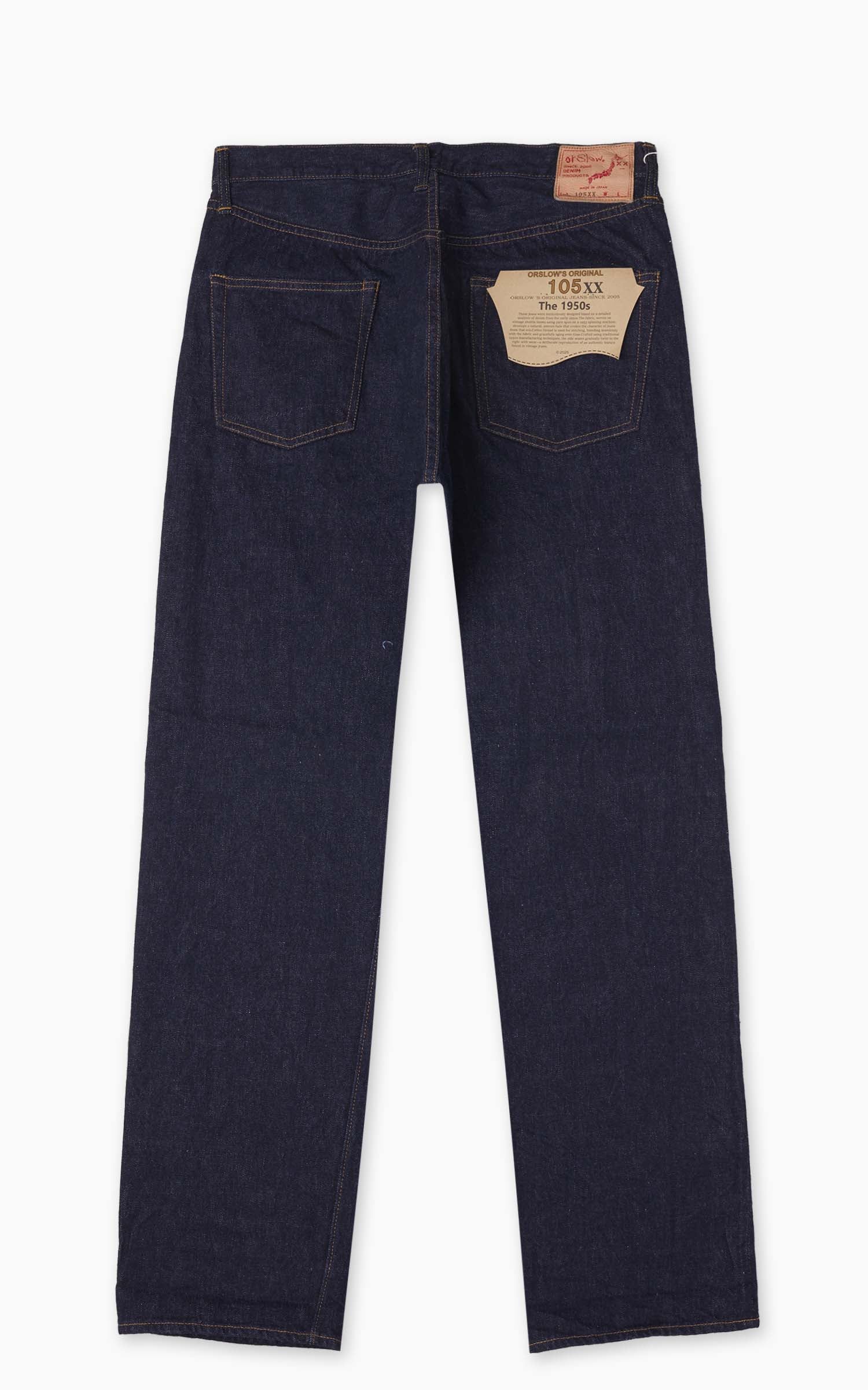 OrSlow The 1950s Jeans 105XX One Wash Indigo