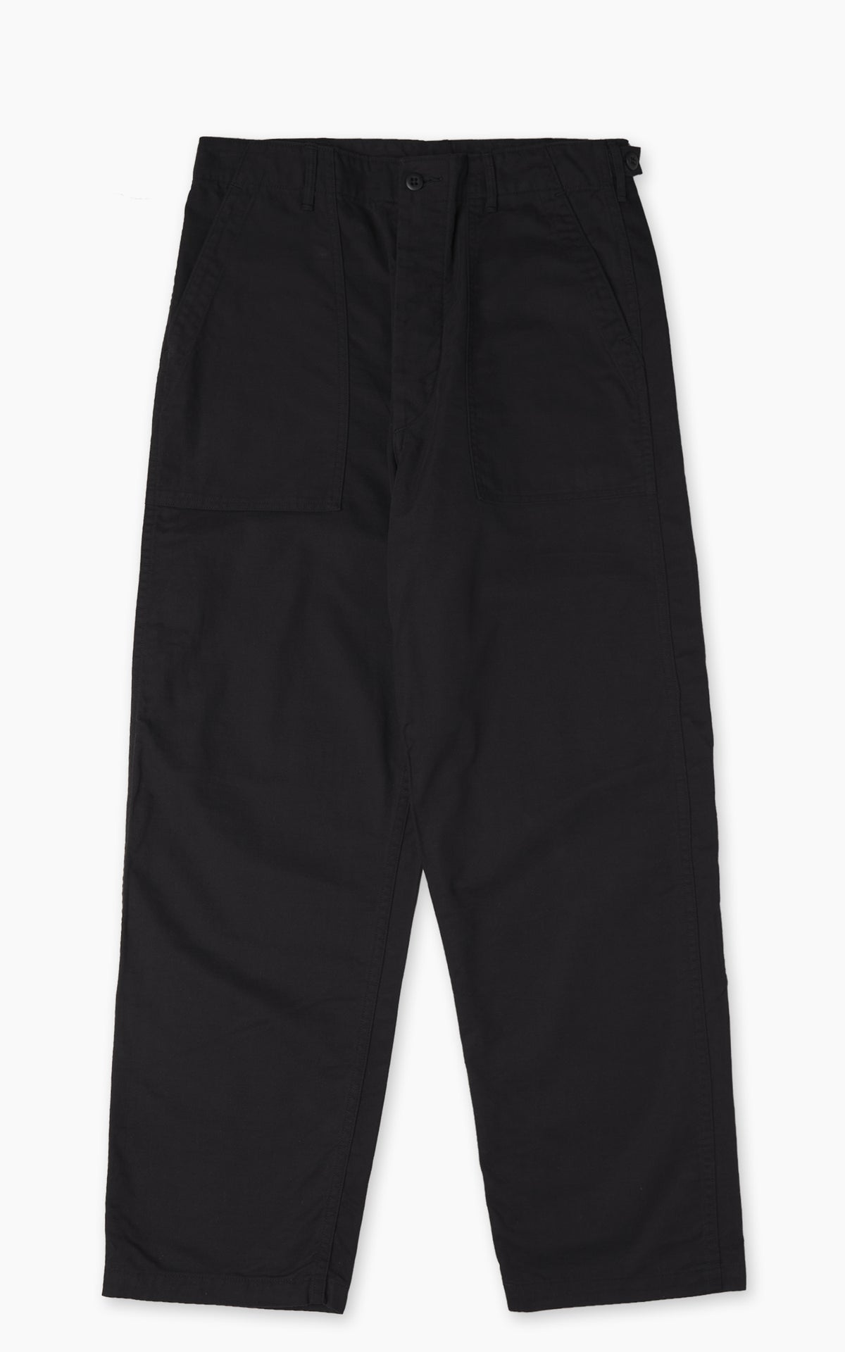 OrSlow US Army Fatigue Pants Regular Brushed Serge Black