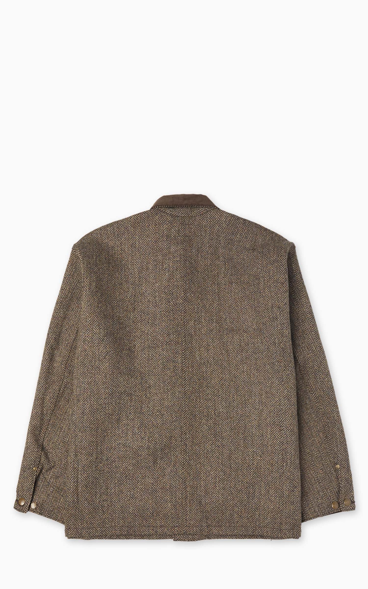 OrSlow Relax Fit Coverall Harris Tweed Khaki