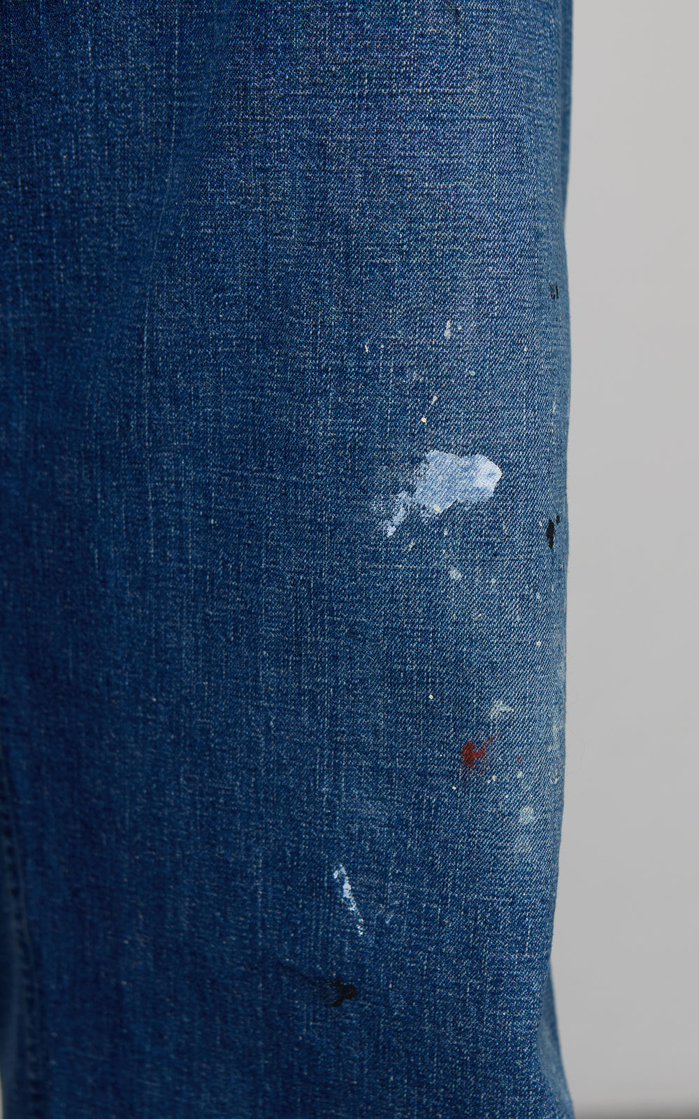 OrSlow U.S. Navy Wide-Fit Utility Denim Pants Painted Indigo