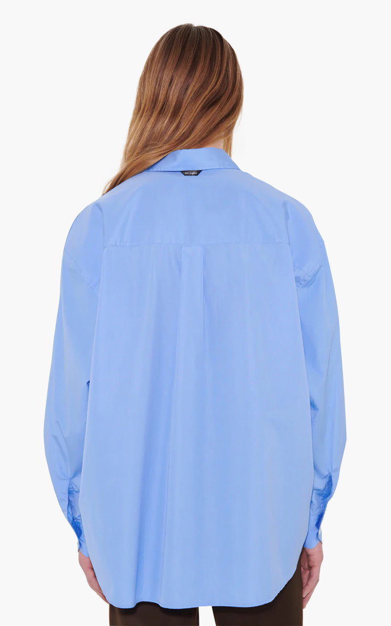 Our Legacy Borrowed BD Shirt Police Blue Poplin