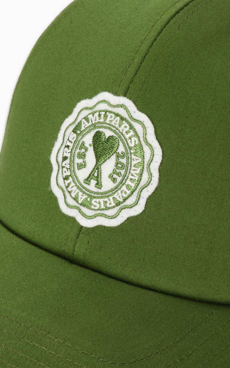 AMI Paris ADC Patch Cap Evergreen