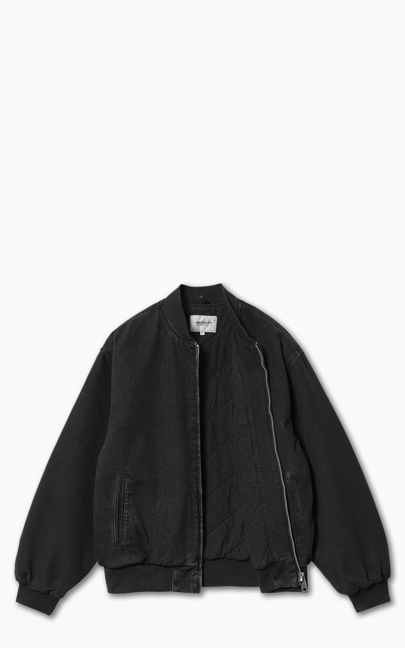 Carhartt WIP Paxon Bomber Maitland Denim Black/Black Stone Washed