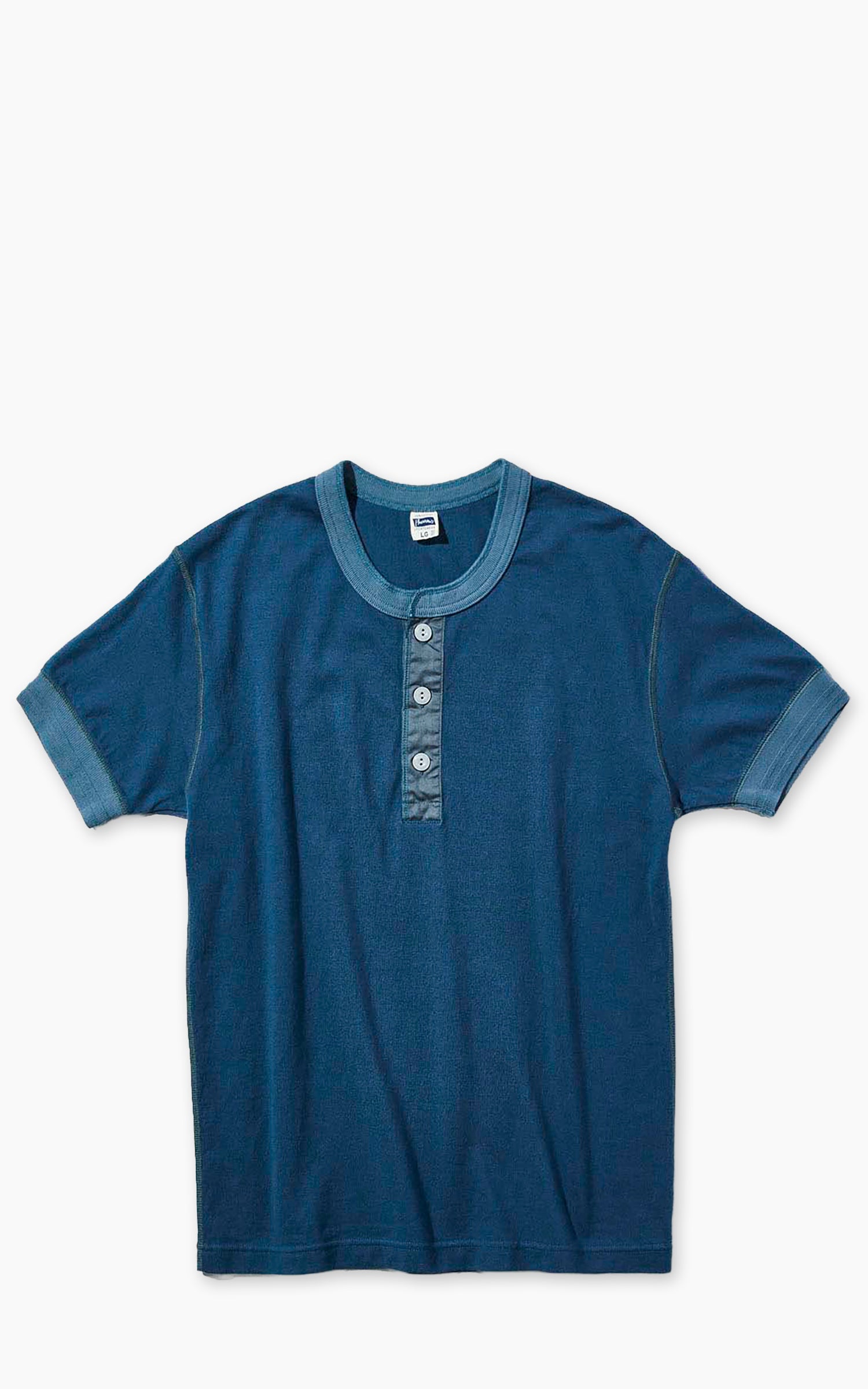 Pherrow's PCT2-S Henley Short Sleeve S.Blue