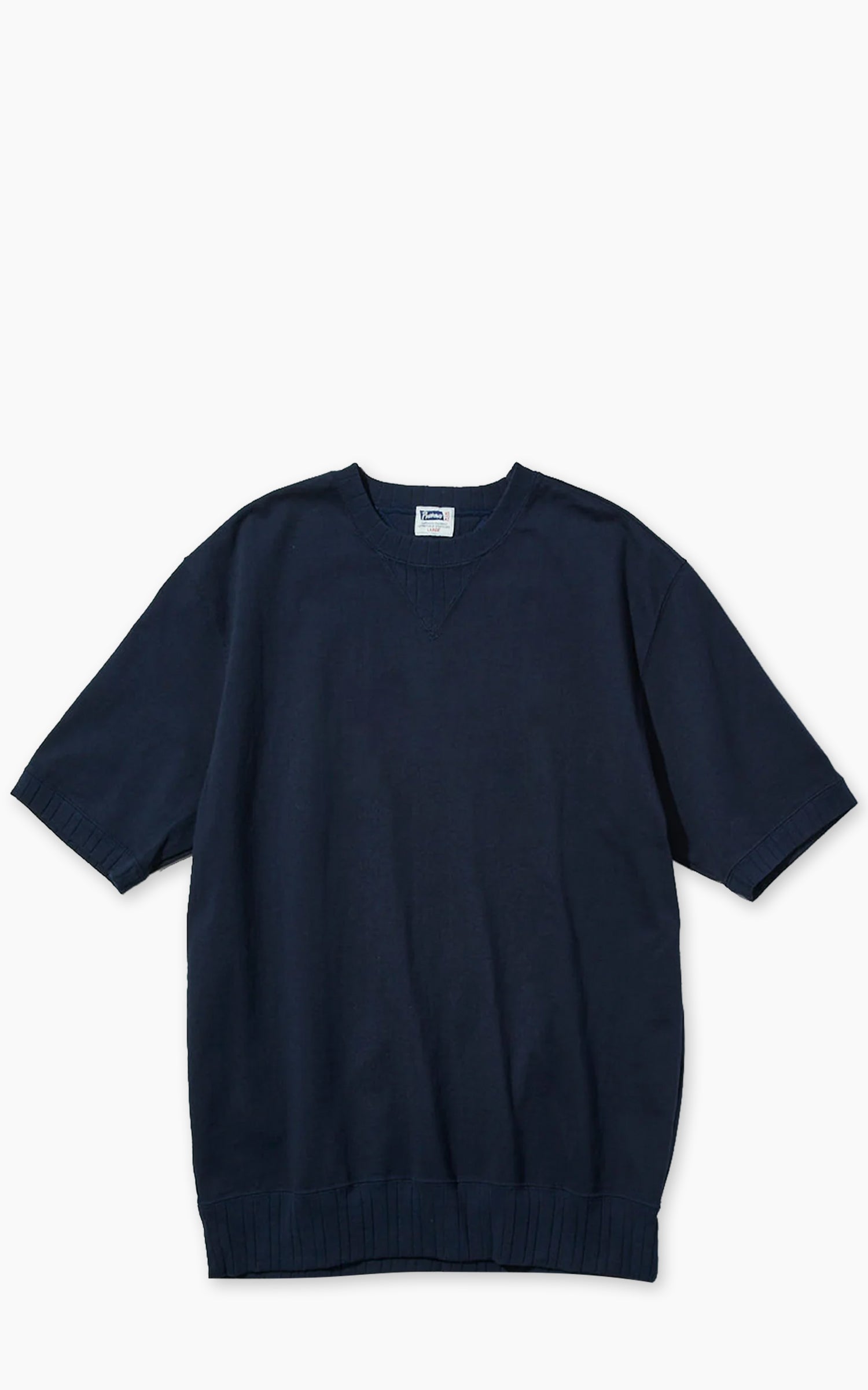 Pherrow's PVGT Plain Sweat T-Shirt Navy