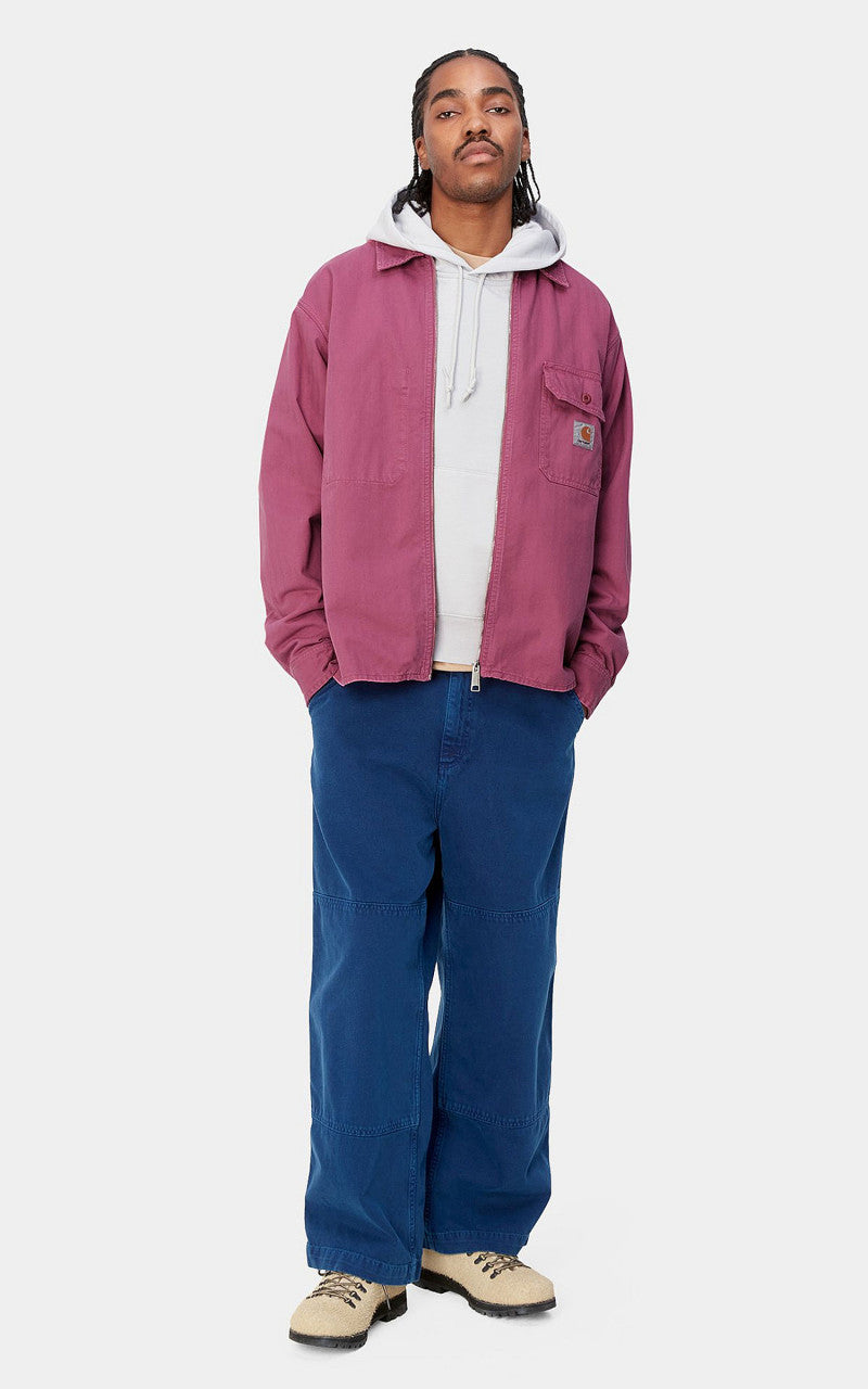Carhartt WIP Rainer Shirt Jac Redmont Herringbone Magenta