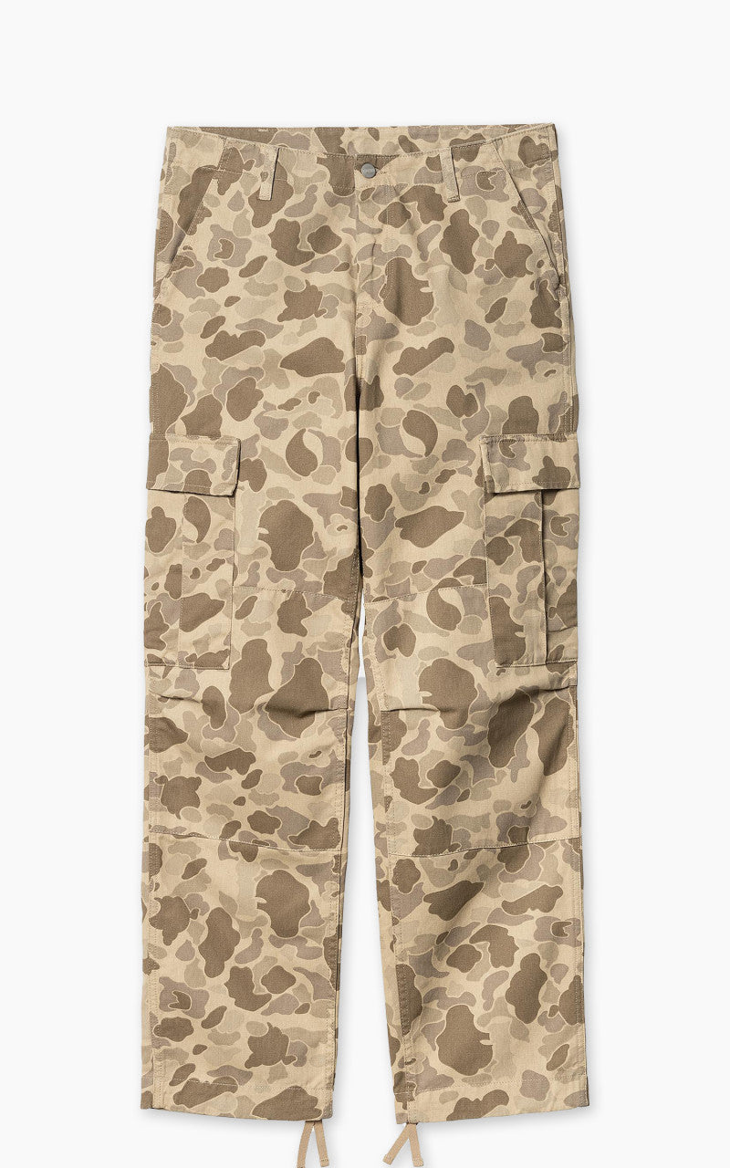 Carhartt WIP Regular Cargo Pant Moraga Twill Rinsed Desert Camo Duck