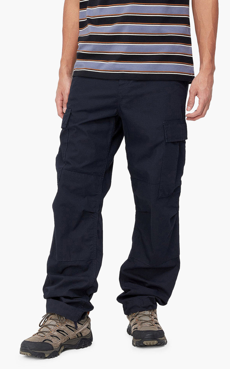 Carhartt WIP Regular Cargo Pant Dark Navy Rinsed