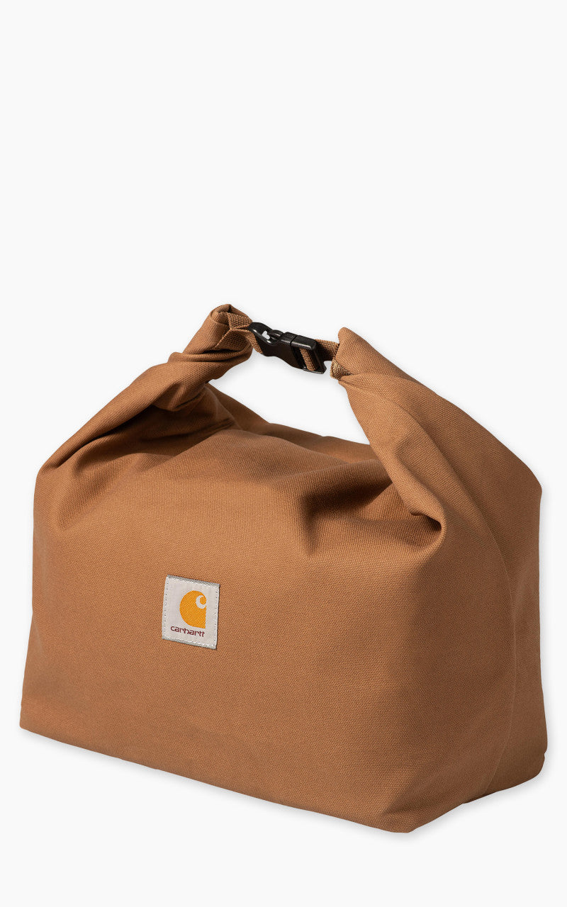 Carhartt WIP Canvas Roll-Up Insulated Bag Hamilton Brown