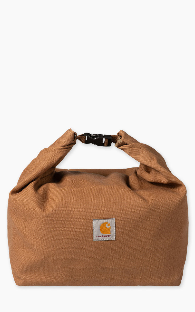 Carhartt WIP Canvas Roll-Up Insulated Bag Hamilton Brown