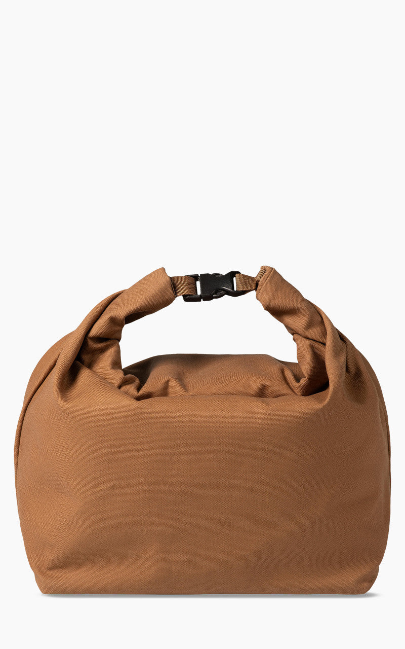 Carhartt WIP Canvas Roll-Up Insulated Bag Hamilton Brown