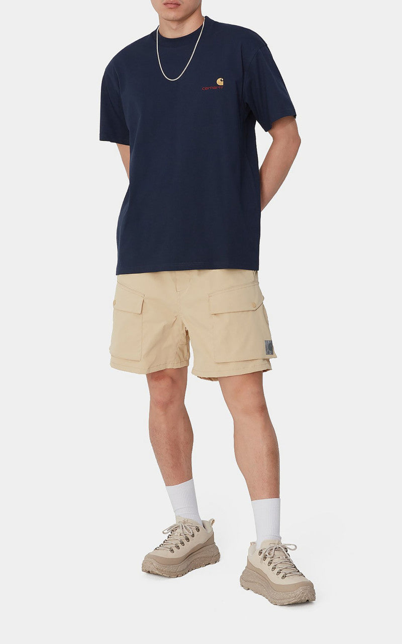 Carhartt WIP S/S American Script T-Shirt Air Force Blue