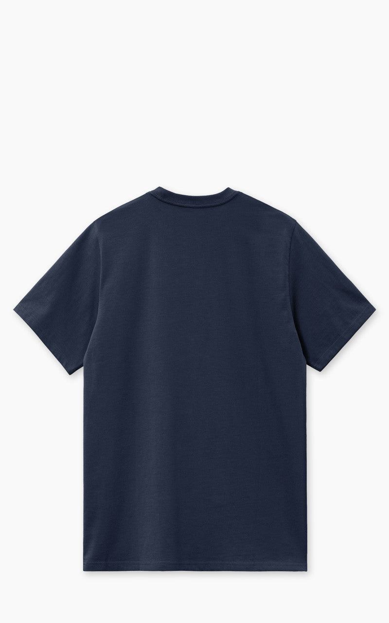 Carhartt WIP S/S American Script T-Shirt Air Force Blue