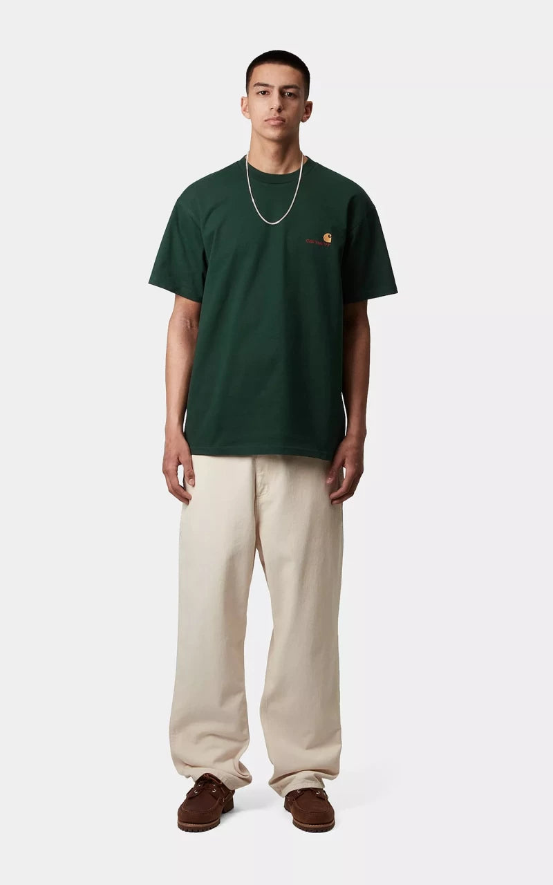 Carhartt WIP S/S American Script T-Shirt Conifer