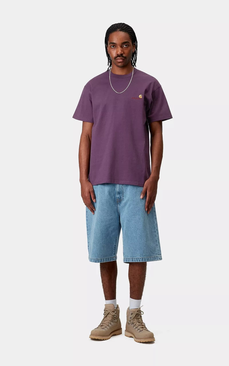 Carhartt WIP S/S American Script T-Shirt Huckleberry