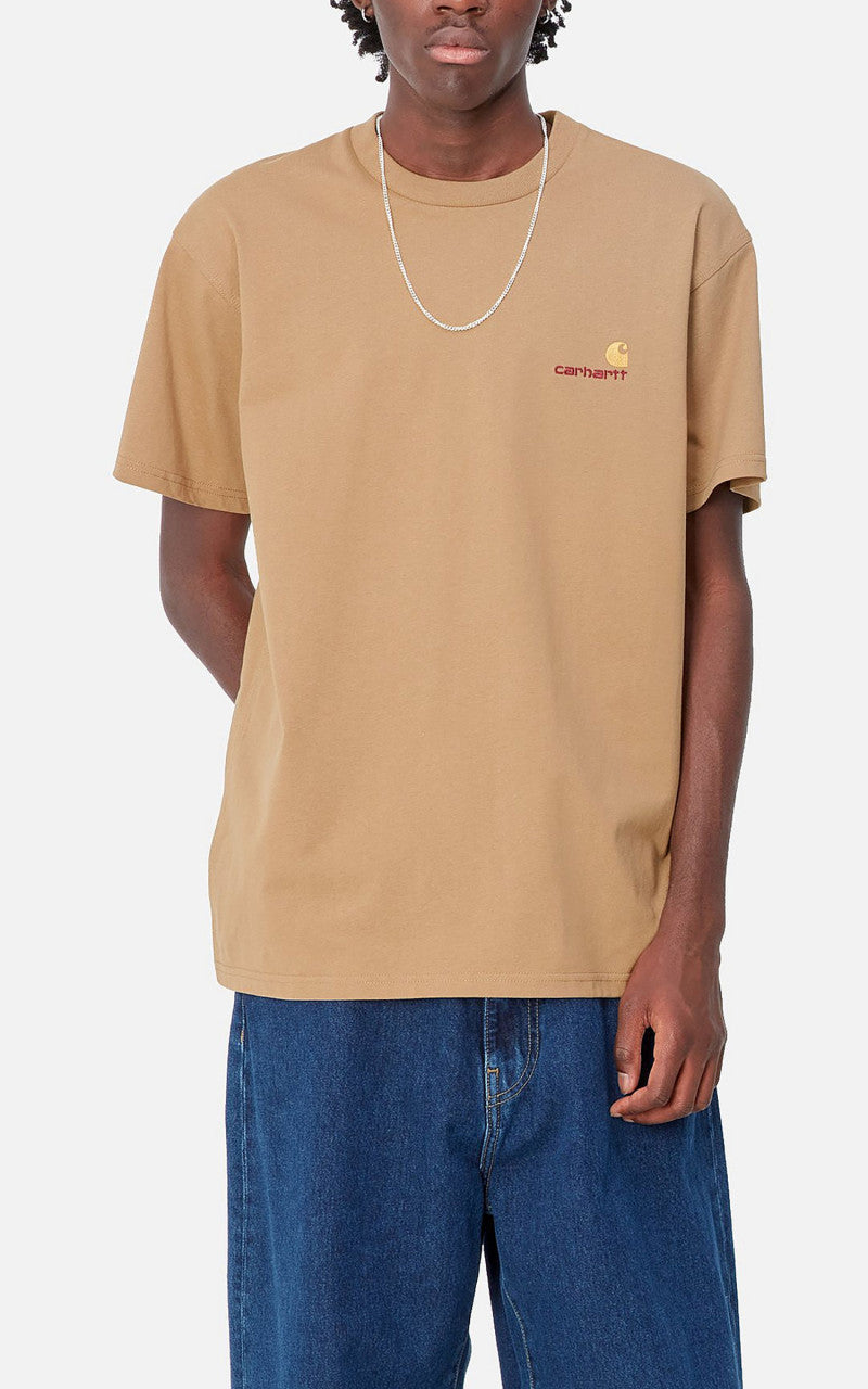 Carhartt WIP S/S American Script T-Shirt Peanut