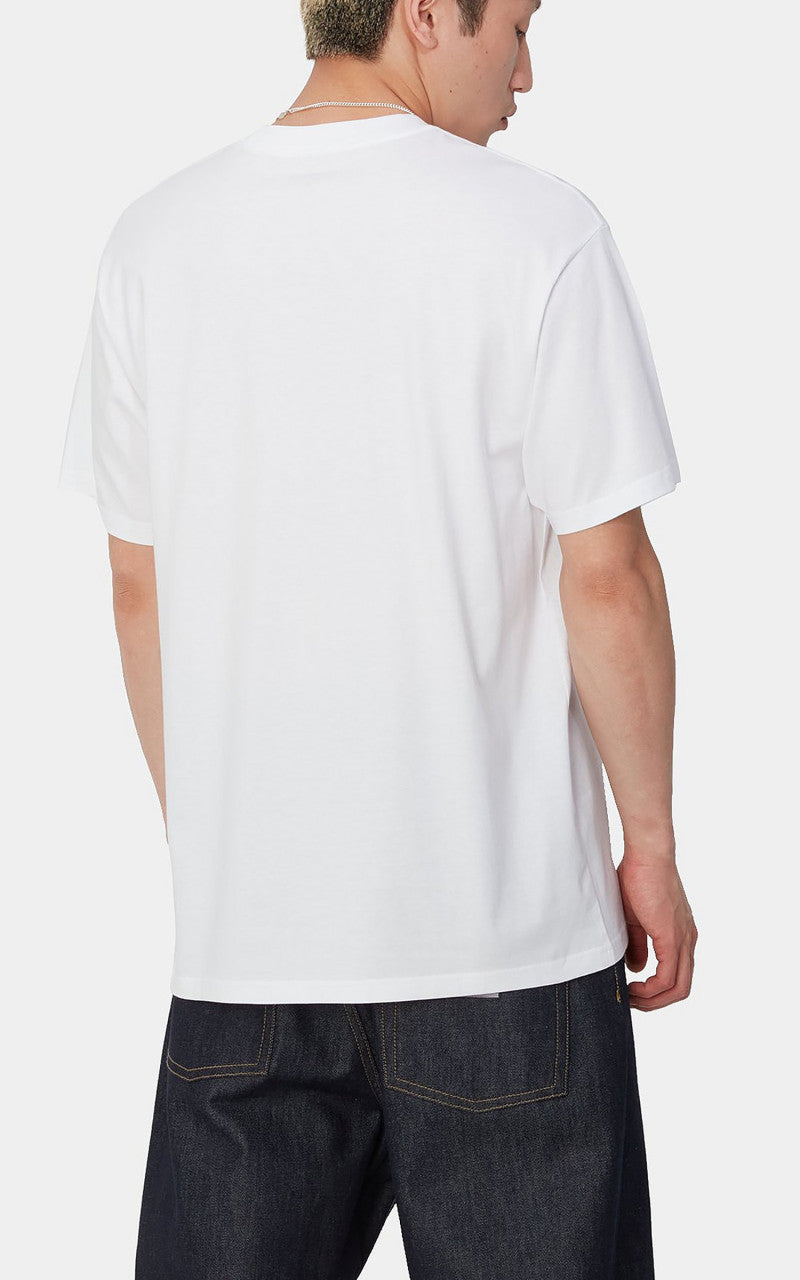 Carhartt WIP S/S Amour Pocket T-Shirt White/Black