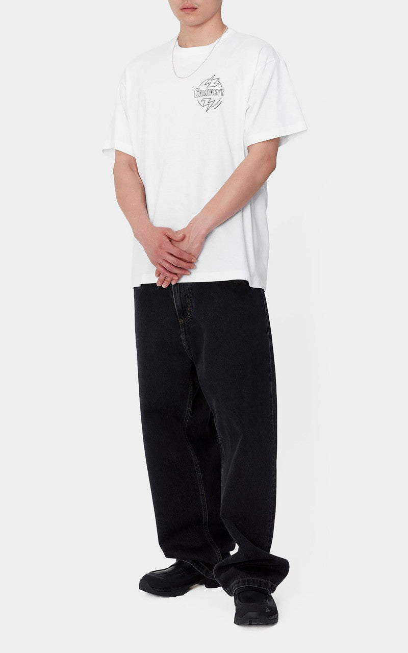 Carhartt WIP S/S Ablaze T-Shirt White/Black
