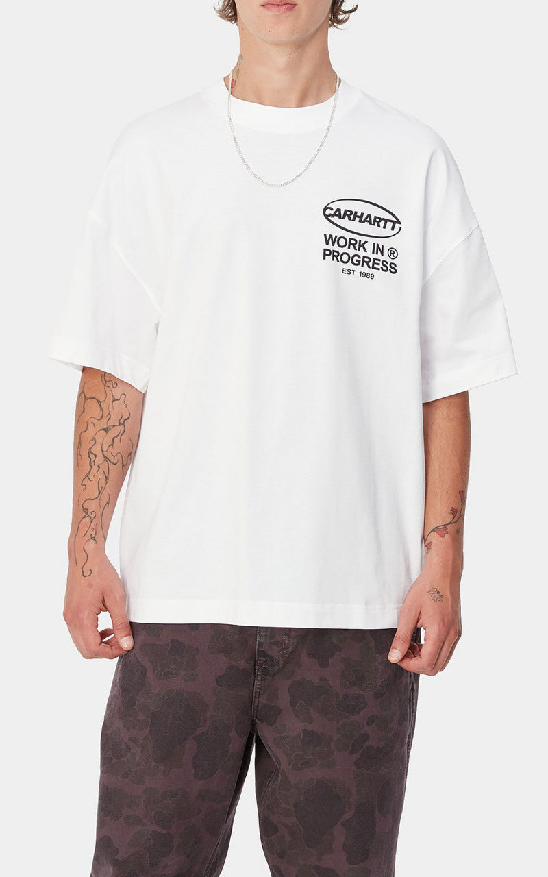 Carhartt WIP S/S Body Of Work T-Shirt White/Black