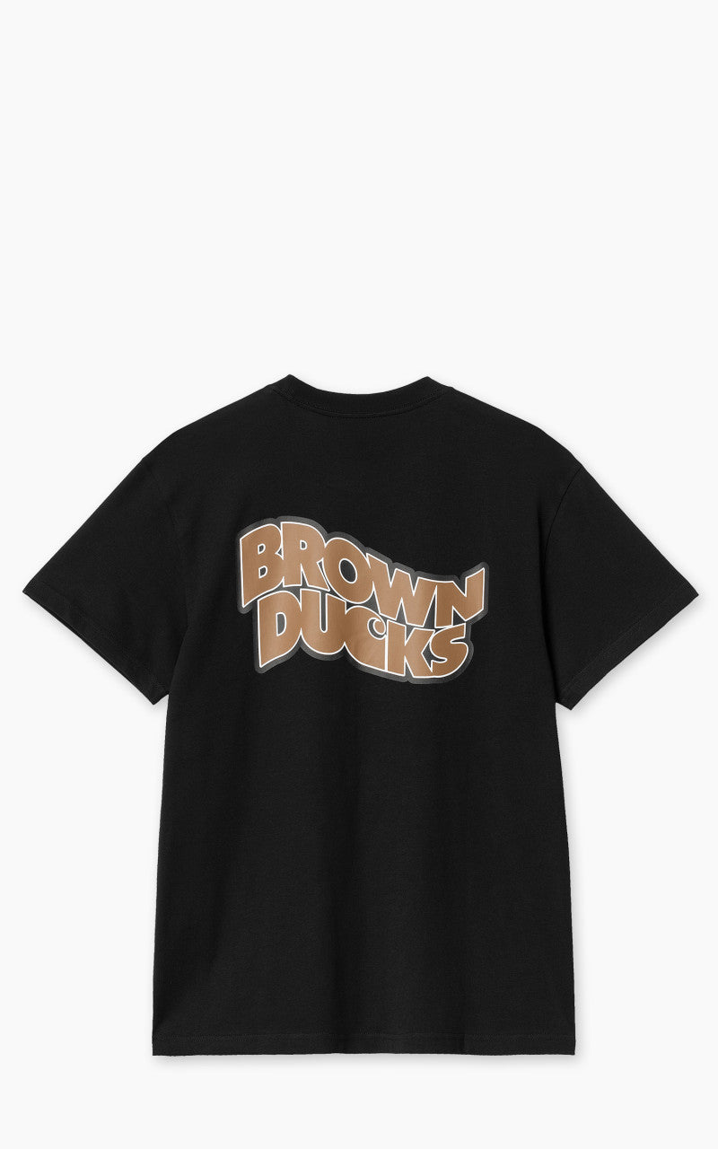 Carhartt WIP S/S Brown Ducks T-Shirt Black