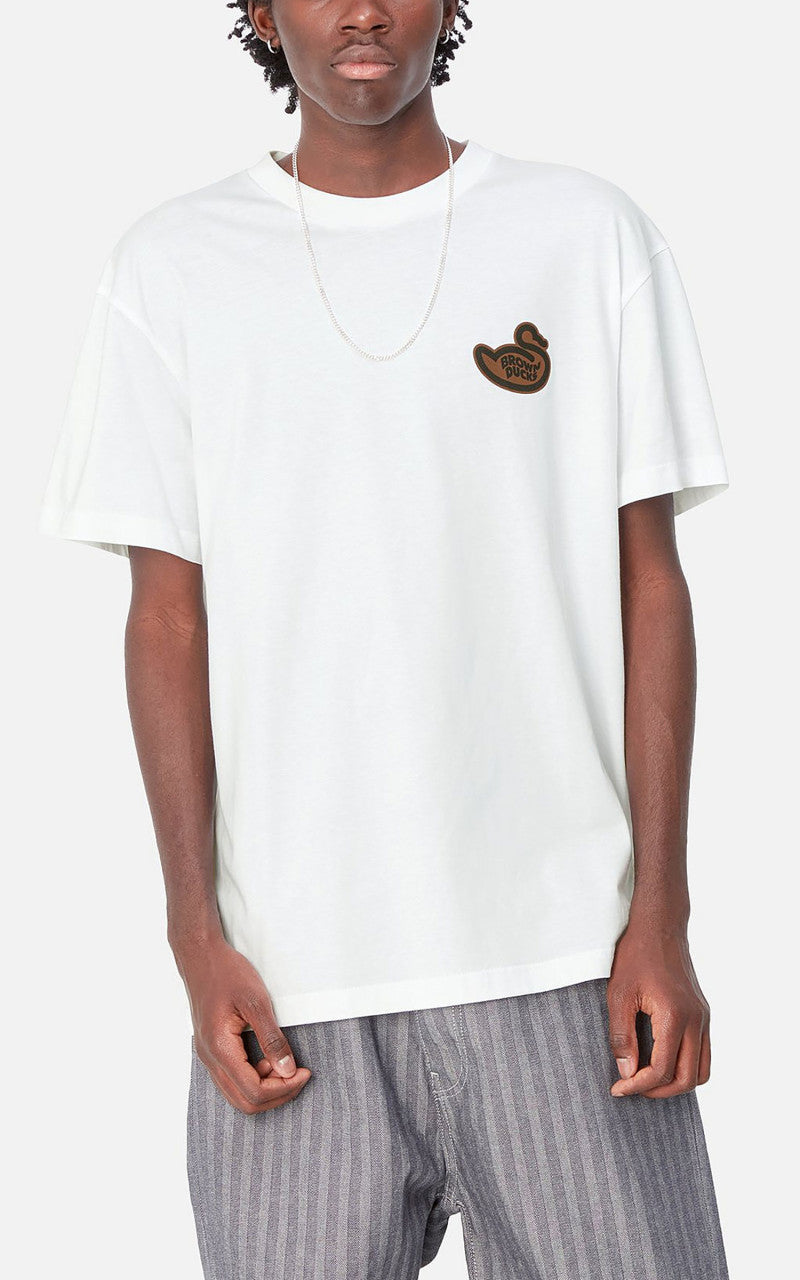Carhartt WIP S/S Brown Ducks T-Shirt White